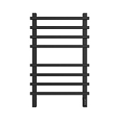 Полотенцесушитель STOUT электрический TECHNO quadro 80*50 Черный матовый