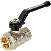 Кран шаровой BUGATTI Oregon (ручка-рычаг алюминий) внут-внут резьба 1/2