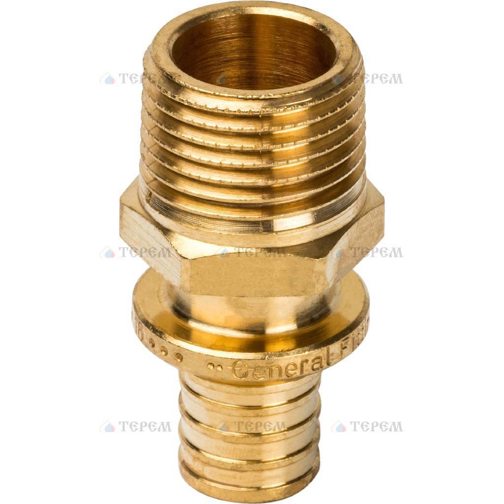 STOUT Переходник с наружной резьбой 16xR 1/2 для труб из сшитого ...