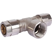 Тройник с внутр.резьбой Prandelli Multyrama (20х2,0х3/4) для металлопластиковых труб винтовой