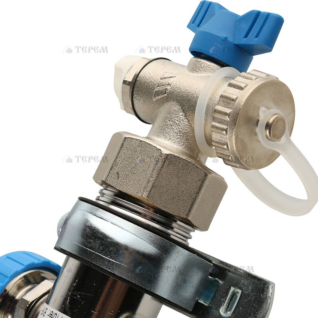 REHAU Распределительный коллектор HKV-D на 9 контуров (нерж .сталь ...