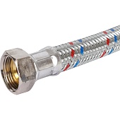 Гибкая подводка для воды STOUT НР 1 х ВР 1, длина 1000 мм