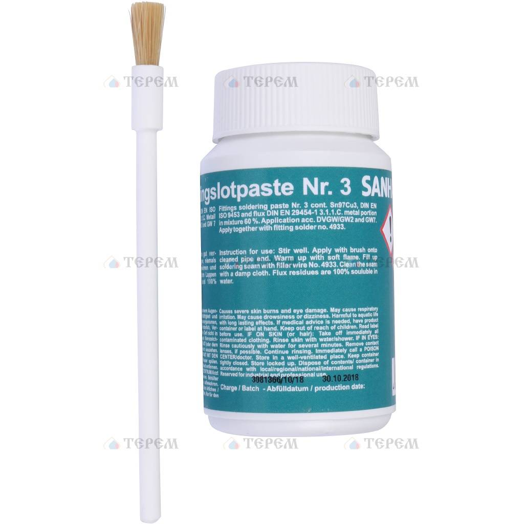 флюс-паста sanha, 250 гр. Sanha флюс для медных. ). флюс для твердой пайки 100 г. Sanha флюс для медных.