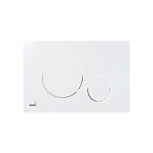 Кнопка управления AlcaPlast для скрытых систем инсталляции белый глянцевый M670