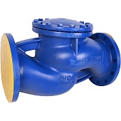 Клапан обратный подъемный ZETKAMA 287A Ду200 Ру16 фланцевый из чугуна