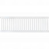 Трубчатый стальной радиатор КЗТО РС 1-500-25 секций 1/2 боковое подключение RAL9016