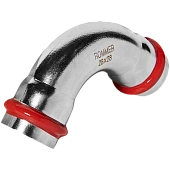 Угольник ROMMER 90°-ВПр, 28, из нержавеющей стали прессовой