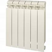 Радиатор биметаллический Global STYLE PLUS 500 6 секций боковое подключение (белый RAL 9010)