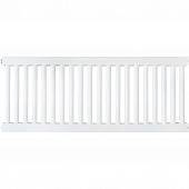 Трубчатый стальной радиатор КЗТО РС РС 1-500-20 секций 1/2 боковое подключение RAL9010 (кронштейны в комплекте, 4шт.)