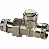 Вентиль на обратную подводку Meibes прямой, никелированный, 1/2 х3/4