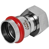 Переходник ROMMER с накидной гайкой-ВР 28х1 из нержавеющей стали прессовой