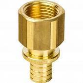 Переходник STOUT с внутренней резьбой 16xG 1/2 для труб из сшитого полиэтилена аксиальный