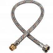 Гибкая подводка для воды STOUT НР 3/8 х ВР 1/2, длина 600 мм