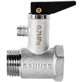 Предохранительный клапан ROMMER для водонагревателя 7 бар 1/2