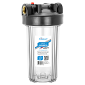 Магистральный фильтр стандарт 10 ББ.прозрачный корпус подкл. 1 дюйм