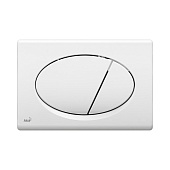 Кнопка управления AlcaPlast для скрытых систем инсталляции белый глянцевый M70