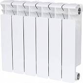 Радиатор биметаллический RIFAR BASE 350 6 секций боковое подключение (белый RAL 9016)