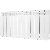 Радиатор алюминиевый Global VOX- R 350 12 секций боковое подключение (белый RAL 9010)
