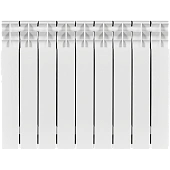 Радиатор биметаллический STOUT TITAN 500 9 секций боковое подключение (белый RAL 9016)