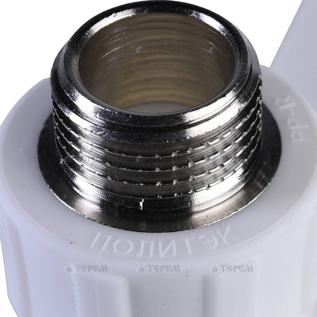 Политэк 20х1/2\" Настенный комплект с наружной резьбой для смесителя для ...