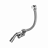 Слив-перелив для ванны BETTOSERB полуавтомат с поворотной латунной накладкой