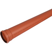 Sinikon НПВХ Труба для нар. канализации D 110 x 3,2 SN4 (Длина: 3000 мм)