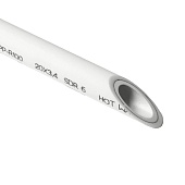 Труба армированная фольгой в центре Pro Aqua DUO SDR 6 Белая 4м PA3901863 PP-R