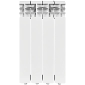 Радиатор алюминиевый ROMMER Profi 500 4 секции (AL500-80-80-100) (RAL9016)