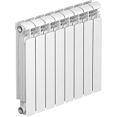 Радиатор алюминиевый RIFAR ALUM 500 8 секции боковое подключение (белый RAL 9016)