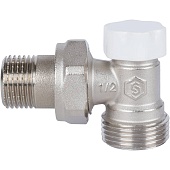 Клапан запорно-балансировочный угловой STOUT SVL 1/2 х 3/4 ЕК