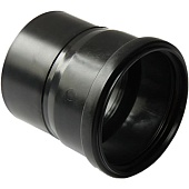 Переход на черную ПНД канализацию Pro Aqua Comfort D 110/108 PP