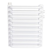 2-х трубчатый радиатор стальной ROMMER RST 2030/10 секций нижнее правое подключение RAL9016