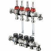 Группа коллекторная Oventrop Multidis SF с расходомерами на 11 контуров