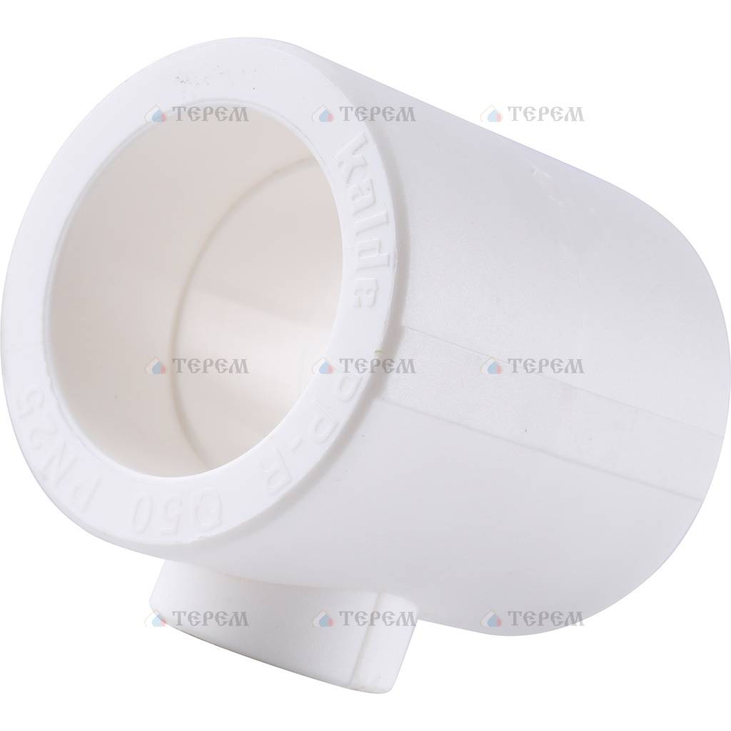 Kalde Тройник переходной для полипропиленовых труб 50x25x50 – купить в ...