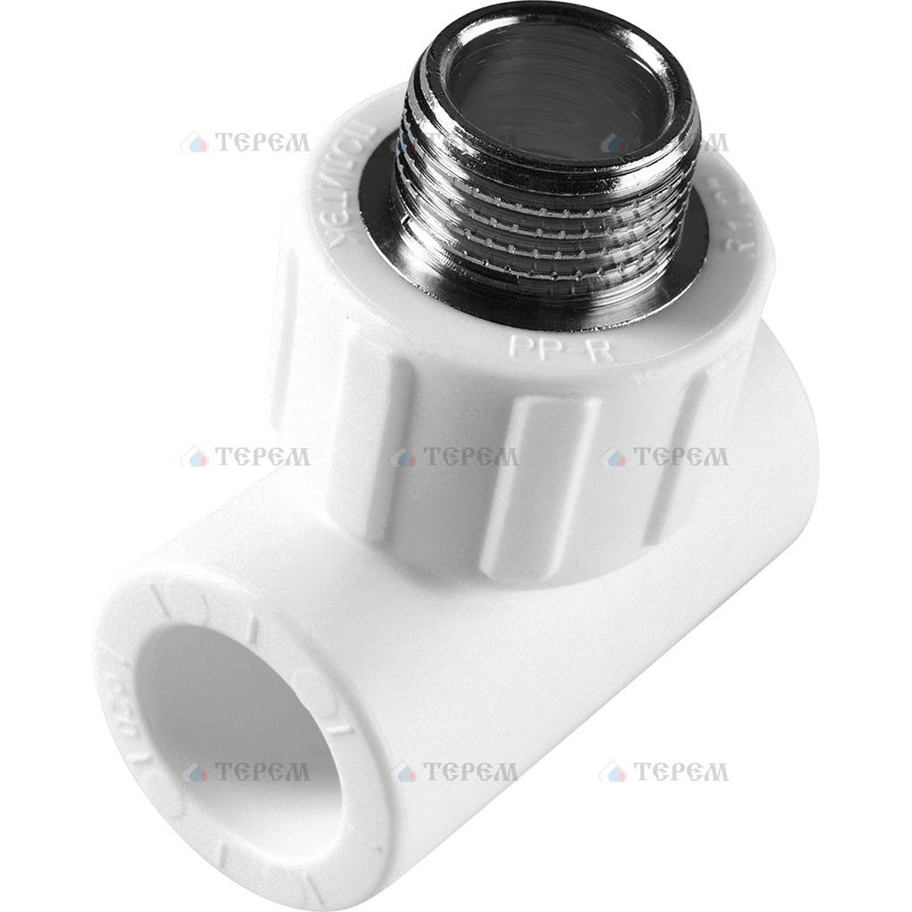 Политэк 20x1/2\" Тройник с наружной резьбой для полипропиленовых труб ...?