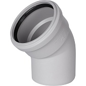 Отвод канализационный бесшумный STOUT D 110 х 45°