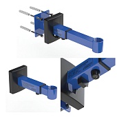 Настенное регулируемое крепление для расширительного бака Askon (до 25л.), 1 синее