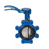 Затвор дисковый поворотный Danfoss VFY-LH DN100 PN16 с рукояткой