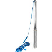 Насос скважинный AQUARIO ASP1E-75-75 (встр.конд., каб.50м)