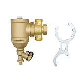 Магнитный сепаратор шлама ROMMER RFW-0080-255632 поворотный универсальный НР 1 1/4  корпус- латунь