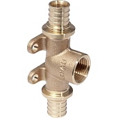 Тройник РЕХАУ RAUTITAN настенный с внутренней резьбой 20-Rp1/2-16 RX+ для труб из сшитого полиэтилена аксиальный