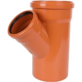 Sinikon НПВХ 20330.R.B Тройник D160 x 110 x 45° для нар. канализации