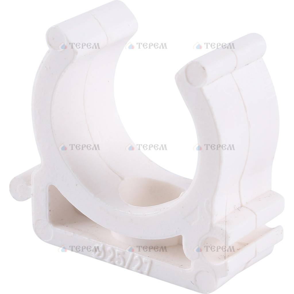 Kalde d=25 Крепление для полипропиленовых труб под сварку (цвет белый ...