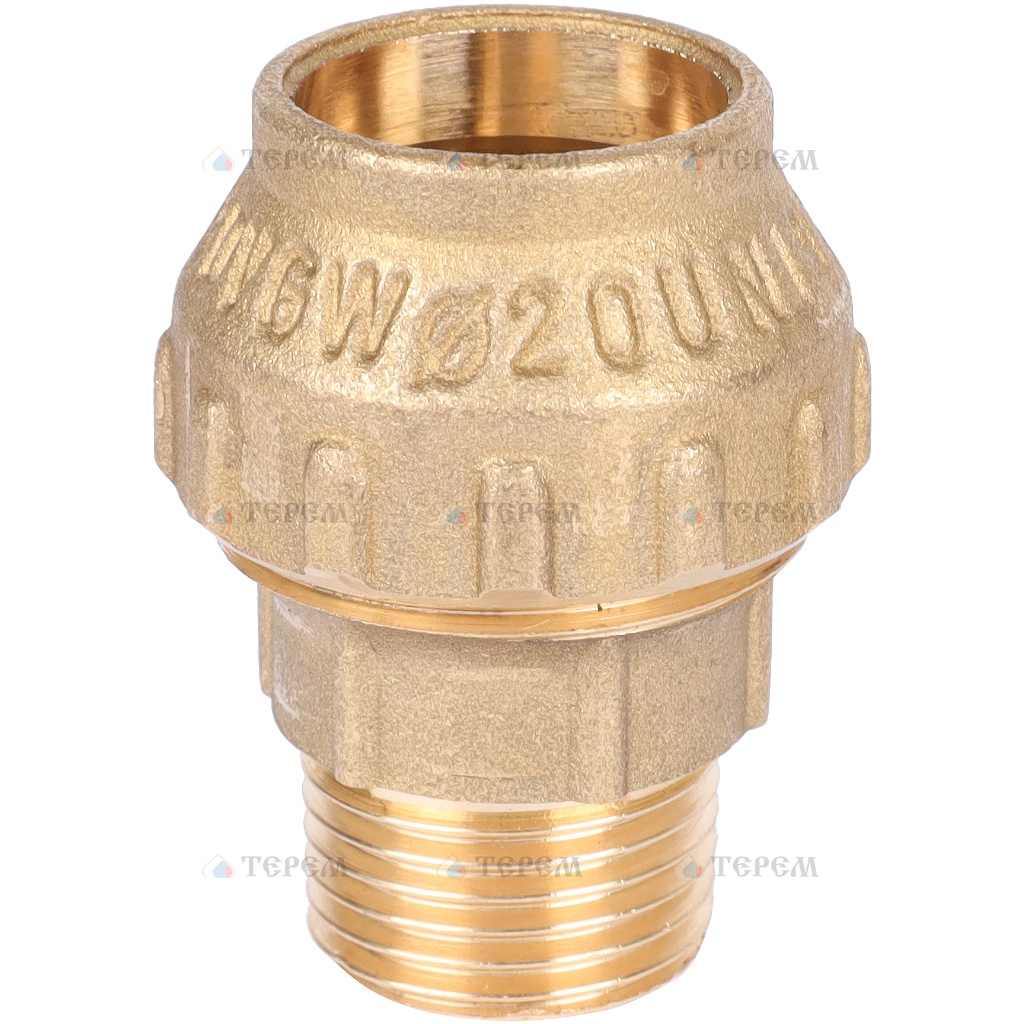 муфта обжим с наружной резьбой 40x2" tiemme. фитинг соед. муфта м20 х3/4 металлопласт. муфта мп латунь никель обжим дн 16х1/2" нр. кофулсо муфта 3/4 папа.