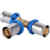 Тройник равнопроходный APE 16х16х16 для металлопластиковых труб прессовой