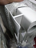 Уцененный товар (замятие ламели): Радиатор алюминиевый ROMMER Plus 200 12 секций боковое подключение (RAL9016)