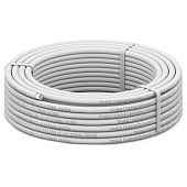 Труба гофрированная из нерж. Стали SS304 Stahlmann 15A, отожженная в оболочке белая, 50м