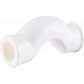 Обводное колено Kalde d=25 для полипропиленовых труб под сварку (цвет белый)