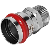 Переходник-НР ROMMER 35х1 из нержавеющей стали прессовой