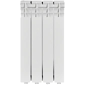 Радиатор алюминиевый ROMMER Optima 500 4 секций боковое подключение (RAL9016)